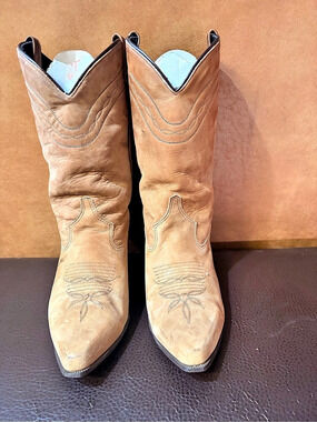 ACME Women's Western Heeled Boots Brown US 7 M